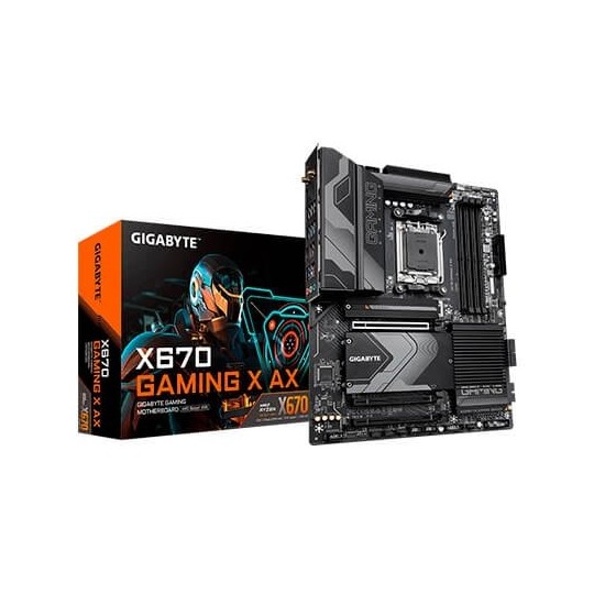 PLACA BASE GIGABYTE AM5 X670 GAMING X AX