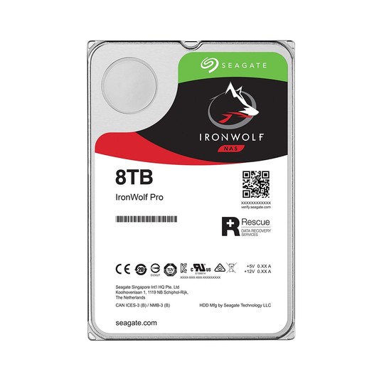 DISCO DURO 3.5  8TB SATA 3 SEAGATE 256MB IRONWOLF