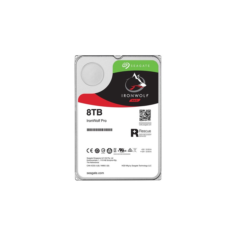 DISCO DURO 3.5  8TB SATA 3 SEAGATE 256MB IRONWOLF