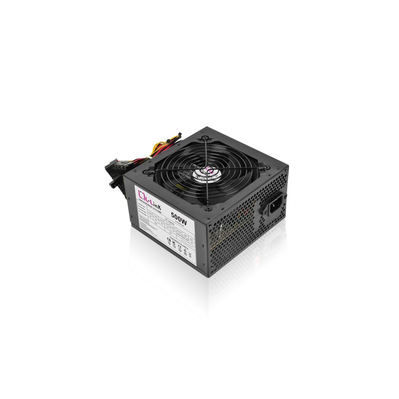 FUENTE DE ALIMENTACION ATX 500W L-LINK + CABLE ALIMENTACION