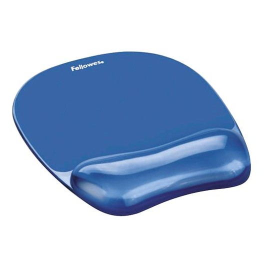 ALFOMBRILLA + REPOSAMUÑECAS FELLOWES GEL AZUL