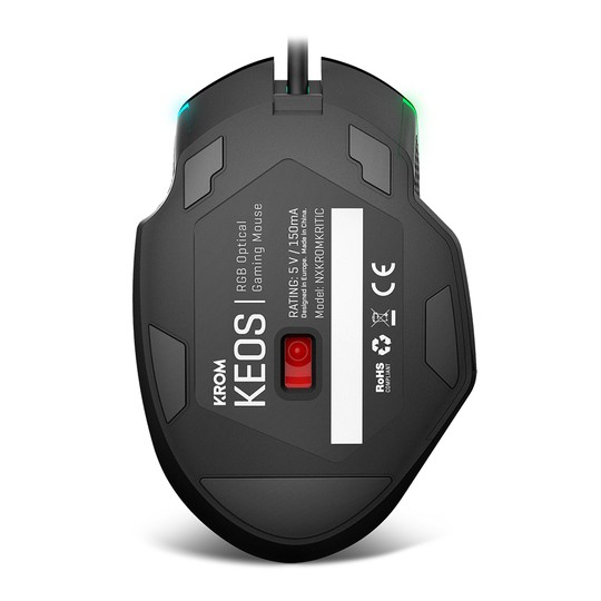 RATÓN ÓPTICO KROM KEOS GAMING RGB