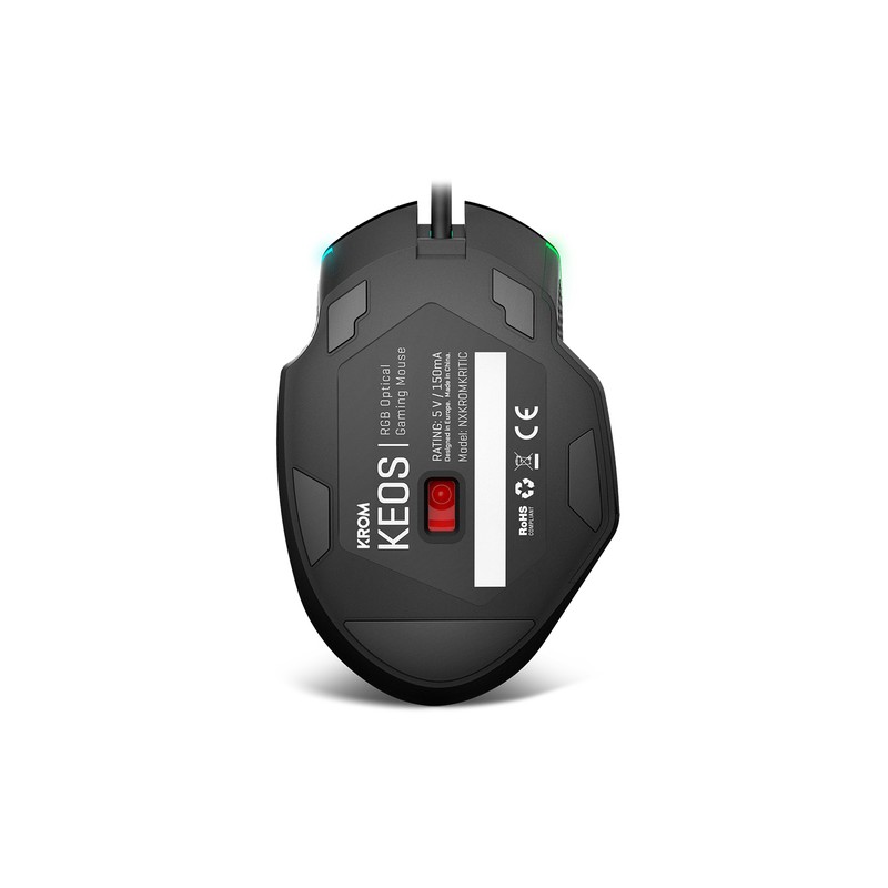 RATÓN ÓPTICO KROM KEOS GAMING RGB