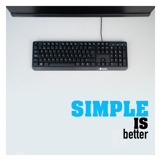 TECLADO NGS FUNKY V3 NEGRO
