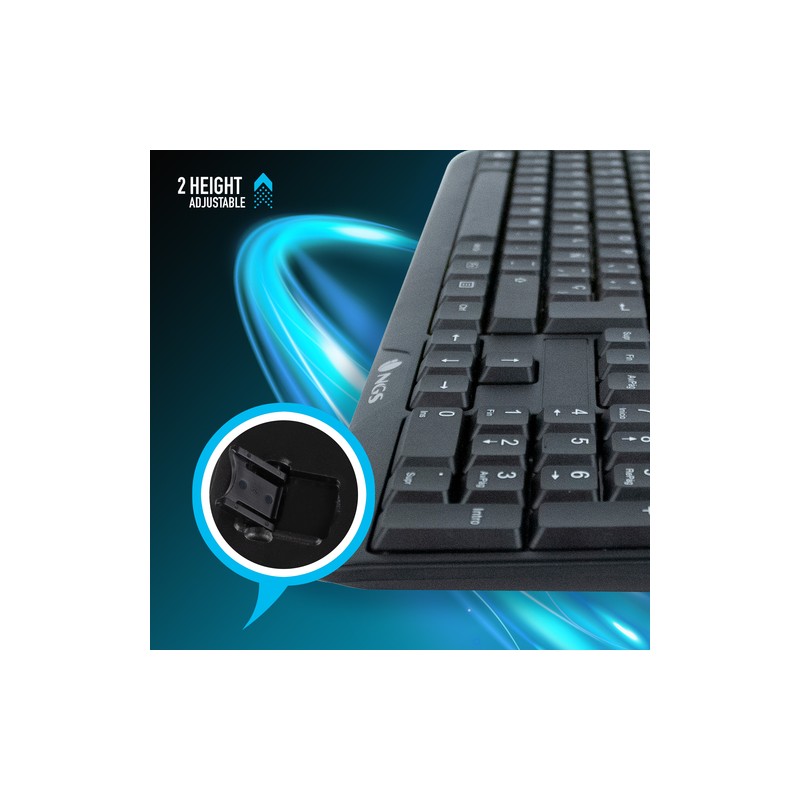 TECLADO NGS FUNKY V3 NEGRO