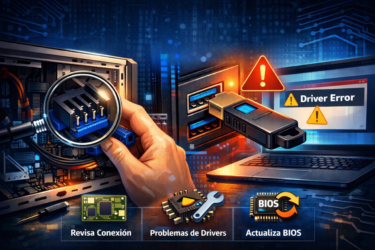 Reparar fallo de conexión USB 3.0 en tu PC